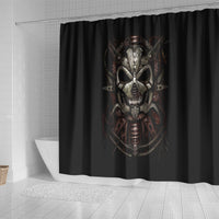 unveiling-the-mechanical-skull-shower-curtain-cybernetic-enigma