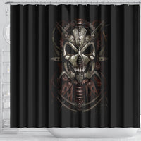 unveiling-the-mechanical-skull-shower-curtain-cybernetic-enigma