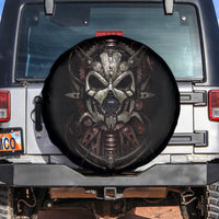 Unveiling the Mechanical Skull Spare Tire Cover Cybernetic Enigma - Wonder Print Shop
