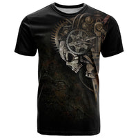 Unveiling the Mechanical Skull T Shirt Cybernetic Enigma - Wonder Print Shop