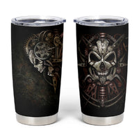 Unveiling the Mechanical Skull Tumbler Cup Cybernetic Enigma - Wonder Print Shop