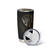 Unveiling the Mechanical Skull Tumbler Cup Cybernetic Enigma - Wonder Print Shop