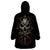 Unveiling the Mechanical Skull Wearable Blanket Hoodie Cybernetic Enigma - Wonder Print Shop