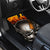 Metal Skull Car Mats Infernal Chains in Fiery Abyss - Wonder Print Shop