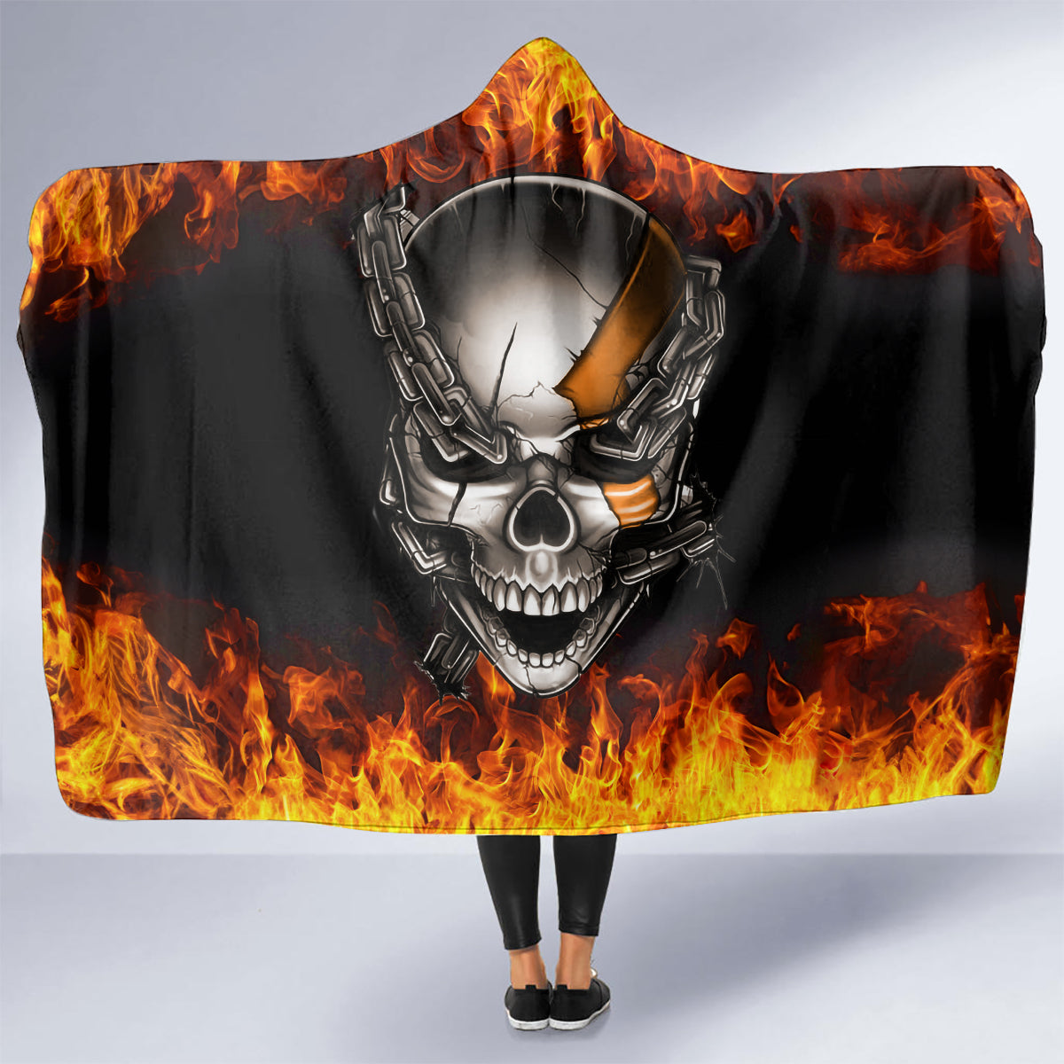 metal-skull-hooded-blanket-infernal-chains-in-fiery-abyss