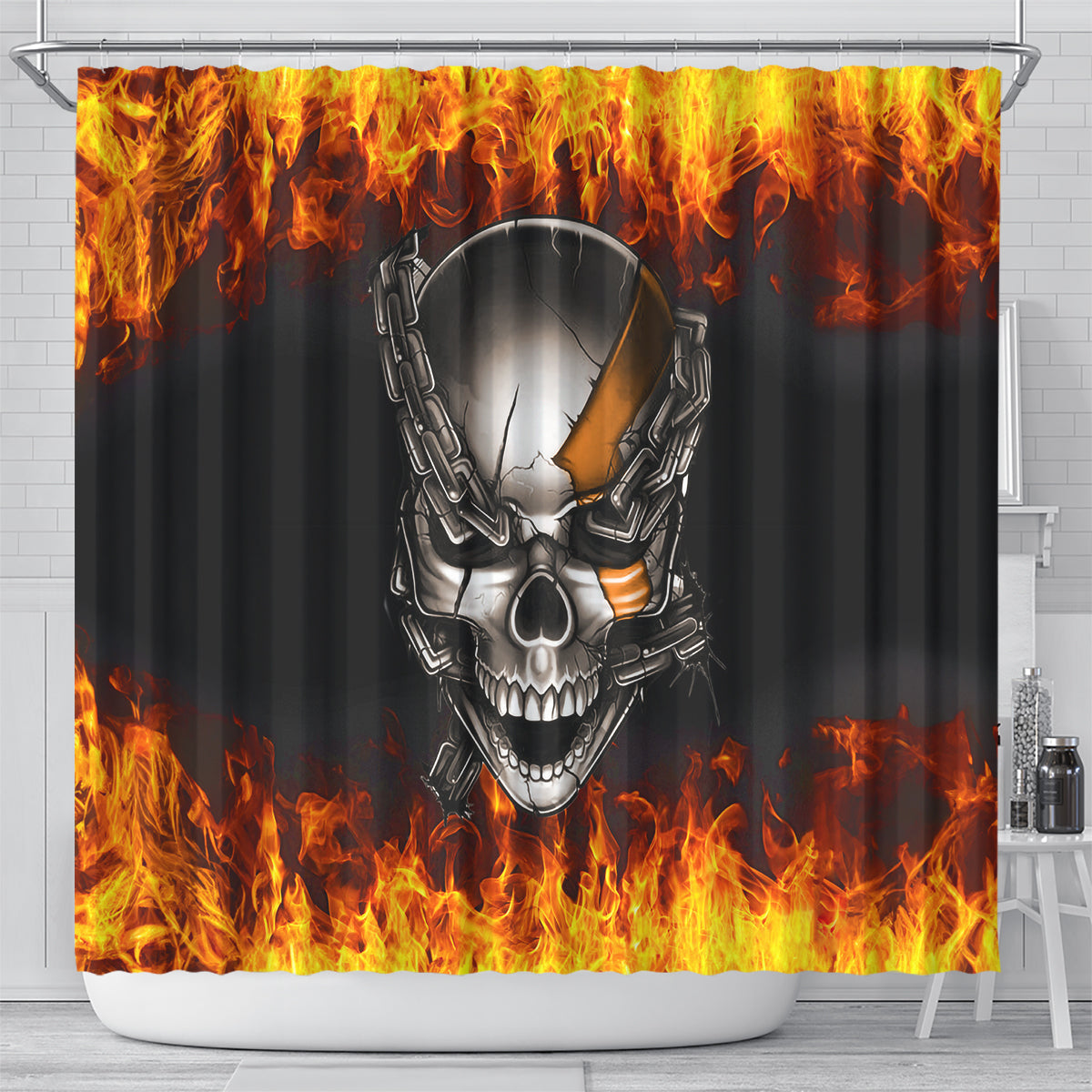 metal-skull-shower-curtain-infernal-chains-in-fiery-abyss
