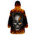 Metal Skull Wearable Blanket Hoodie Infernal Chains in Fiery Abyss - Wonder Print Shop