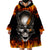 Metal Skull Wearable Blanket Hoodie Infernal Chains in Fiery Abyss - Wonder Print Shop