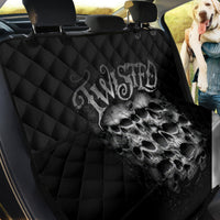 Skull Back Car Seat Cover Twisted Head Skull - Wonder Print Shop