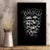 Skull Canvas Wall Art Twisted Head Skull - Wonder Print Shop