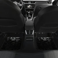 Skull Car Mats Twisted Head Skull - Wonder Print Shop