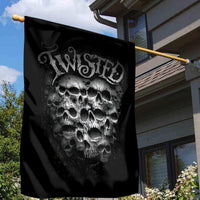 Skull Garden Flag Twisted Head Skull - Wonder Print Shop