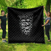 Skull Quilt Twisted Head Skull - Wonder Print Shop