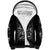 Skull Sherpa Hoodie Twisted Head Skull - Wonder Print Shop