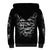 Skull Sherpa Hoodie Twisted Head Skull - Wonder Print Shop