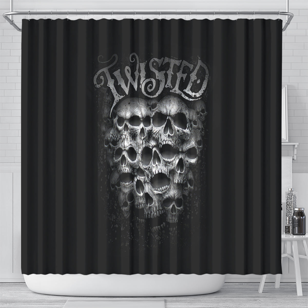 skull-shower-curtain-twisted-head-skull