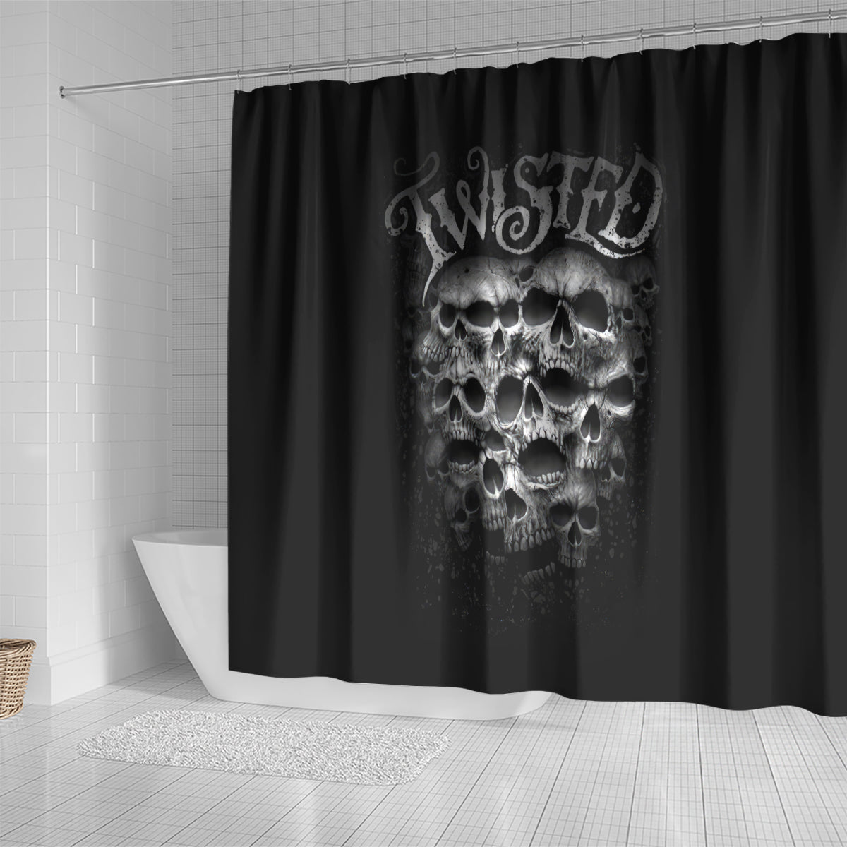 skull-shower-curtain-twisted-head-skull