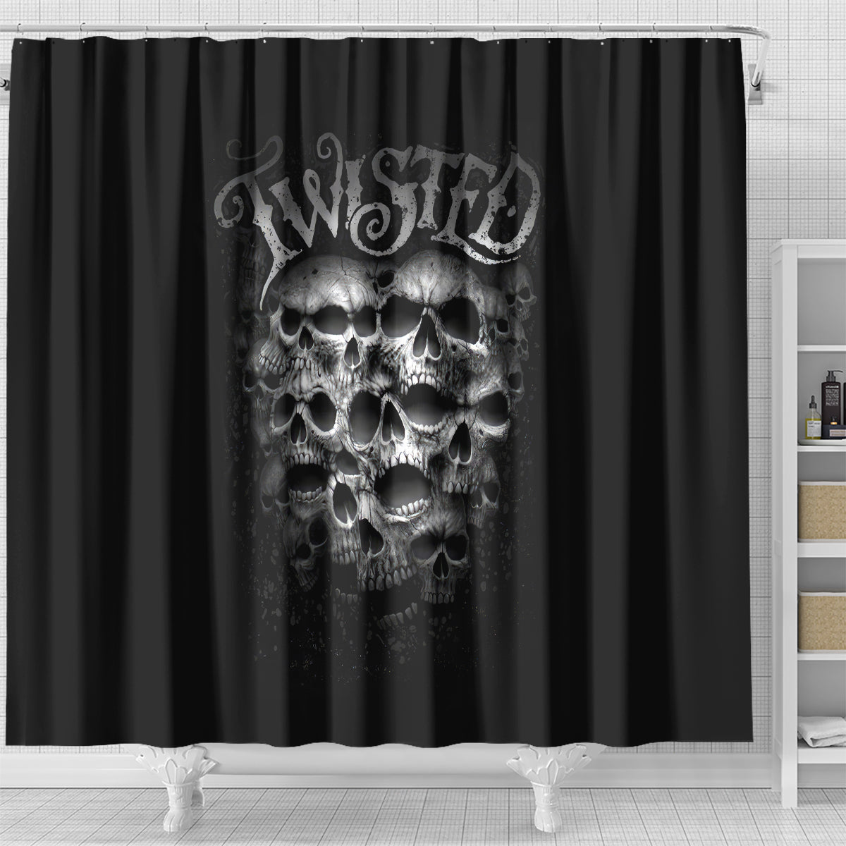 skull-shower-curtain-twisted-head-skull
