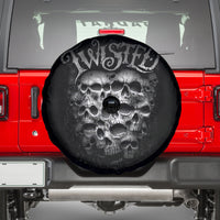 Skull Spare Tire Cover Twisted Head Skull - Wonder Print Shop