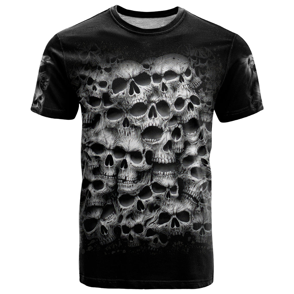 Skull T Shirt Twisted Head Skull - Wonder Print Shop