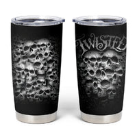 Skull Tumbler Cup Twisted Head Skull - Wonder Print Shop