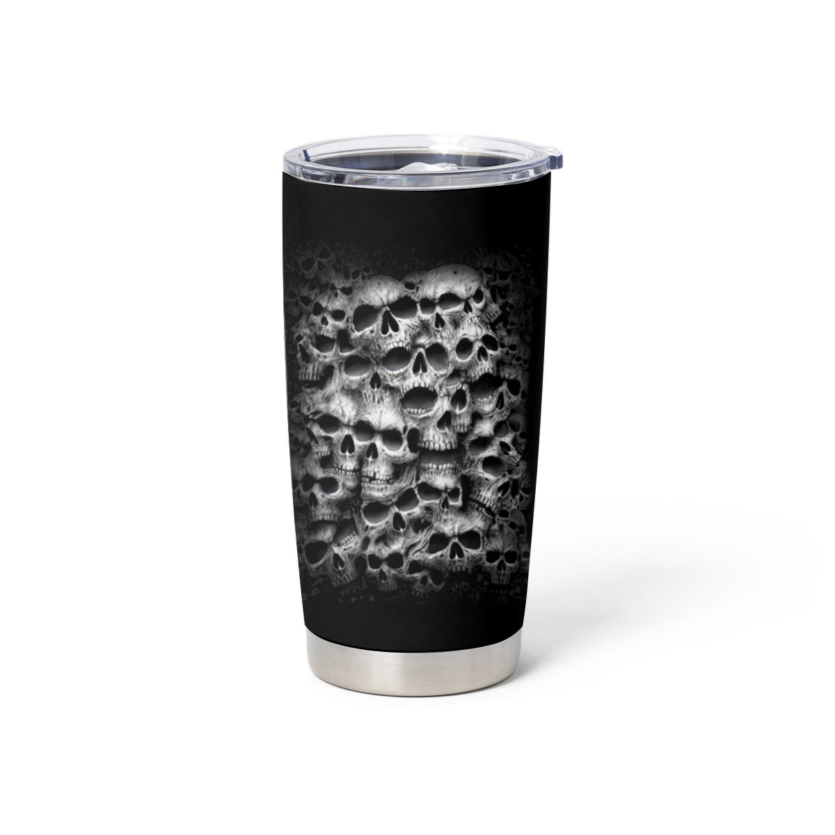 Skull Tumbler Cup Twisted Head Skull - Wonder Print Shop