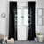 Skull Window Curtain Twisted Head Skull - Wonder Print Shop
