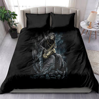 Skull Bedding Set Musician Of Death - Wonder Print Shop