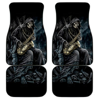 Skull Car Mats Musician Of Death - Wonder Print Shop