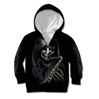 Skull Kid Hoodie Musician Of Death - Wonder Print Shop