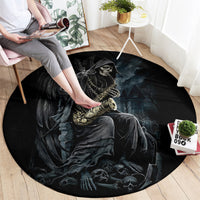 skull-round-carpet-musician-of-death