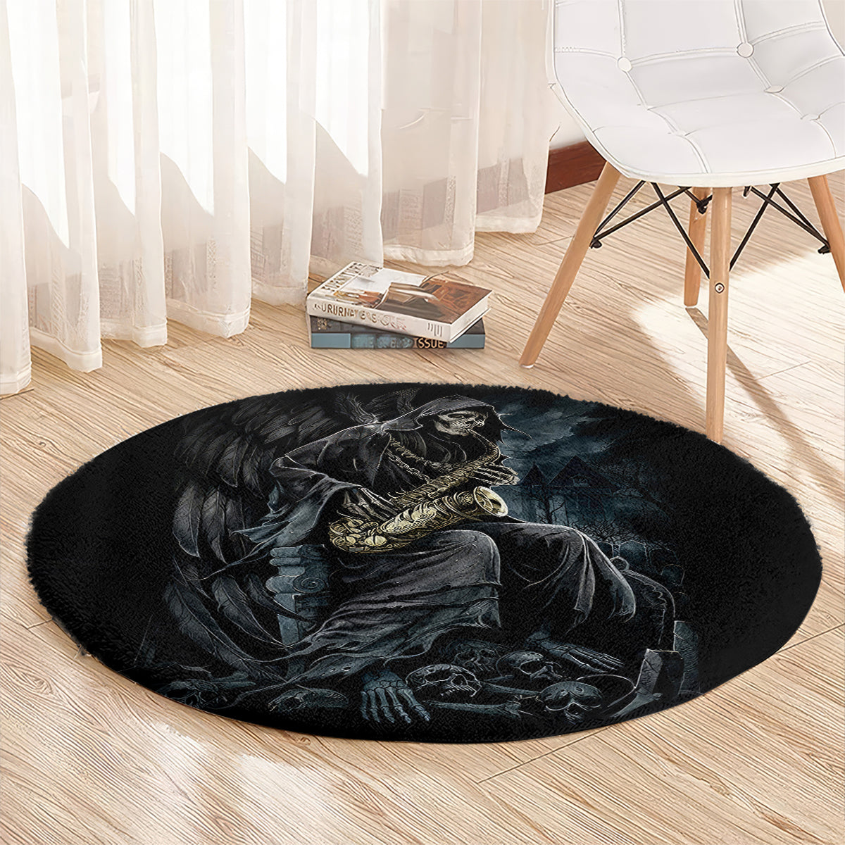 skull-round-carpet-musician-of-death