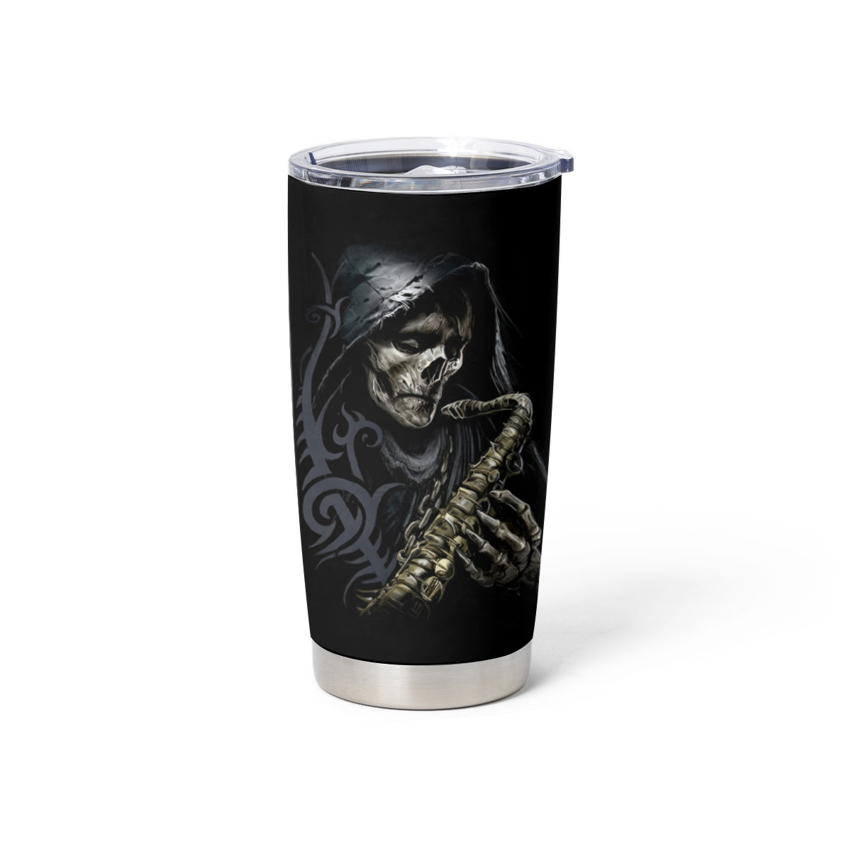 Skull Tumbler Cup Musician Of Death - Wonder Print Shop