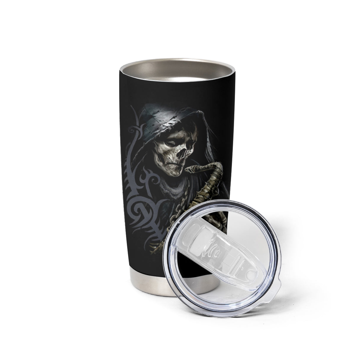 Skull Tumbler Cup Musician Of Death - Wonder Print Shop