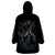 Skull Wearable Blanket Hoodie Musician Of Death - Wonder Print Shop
