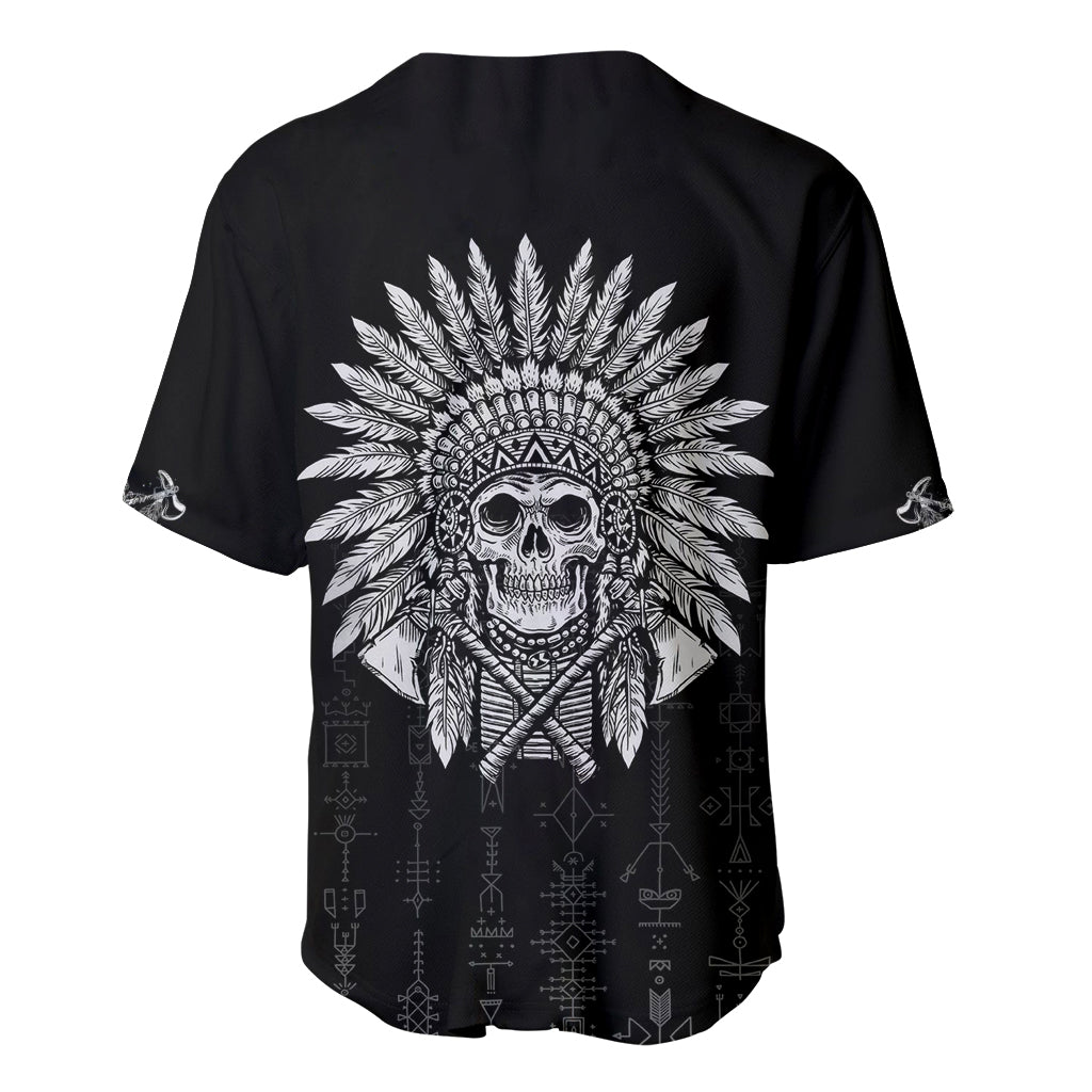 Skull Baseball Jersey Chief Skeleton - Wonder Print Shop