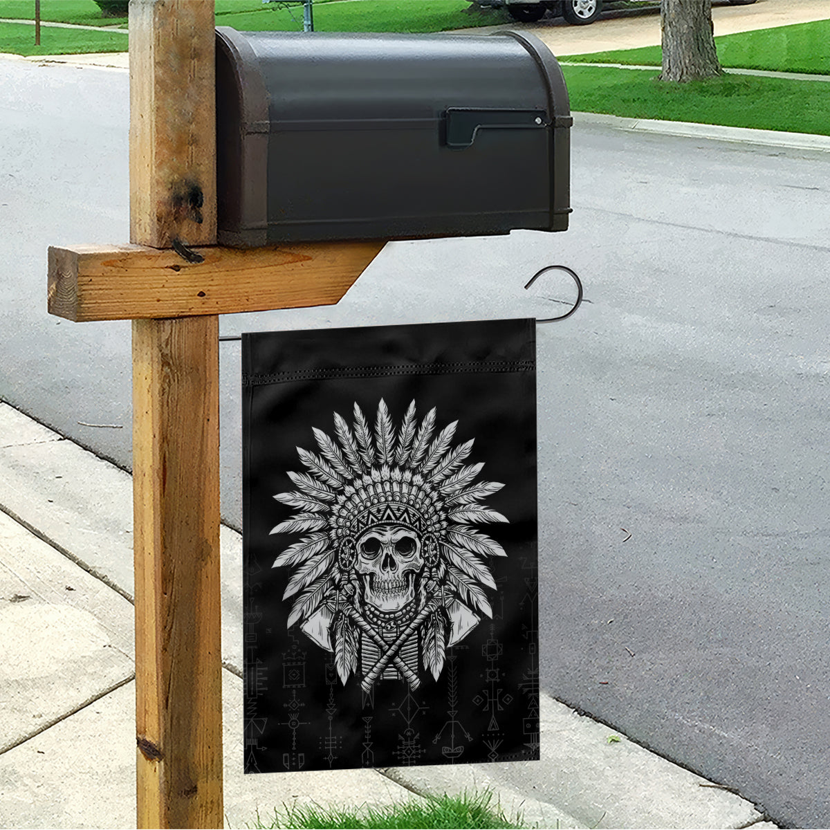 Skull Garden Flag Chief Skeleton - Wonder Print Shop