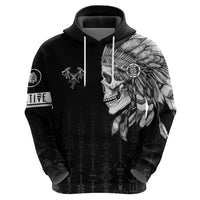 Skull Hoodie Chief Skeleton - Wonder Print Shop