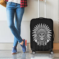 Skull Luggage Cover Chief Skeleton - Wonder Print Shop