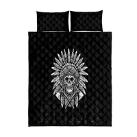 Skull Quilt Bed Set Chief Skeleton - Wonder Print Shop