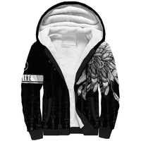 Skull Sherpa Hoodie Chief Skeleton - Wonder Print Shop
