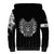Skull Sherpa Hoodie Chief Skeleton - Wonder Print Shop