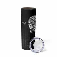 Skull Skinny Tumbler Chief Skeleton - Wonder Print Shop