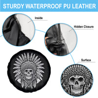 Skull Spare Tire Cover Chief Skeleton - Wonder Print Shop