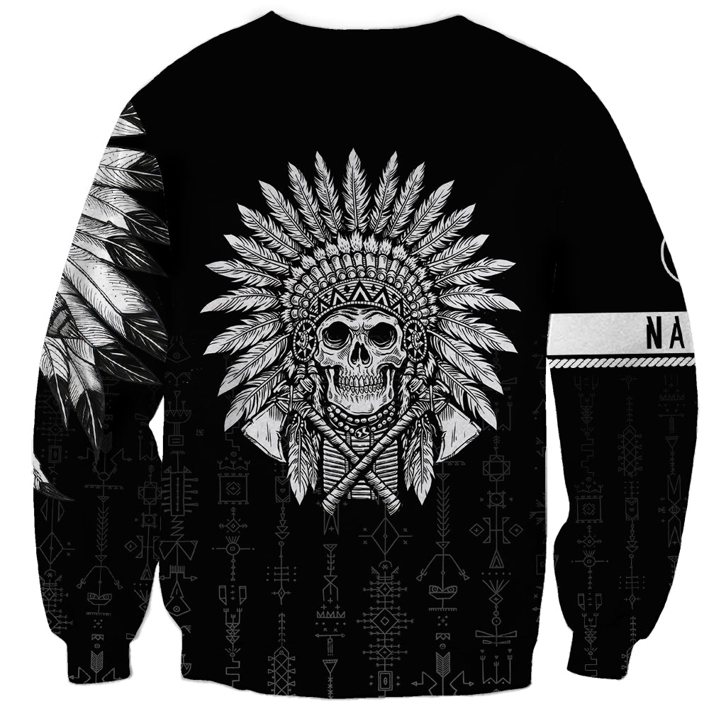 Skull Sweatshirt Chief Skeleton - Wonder Print Shop