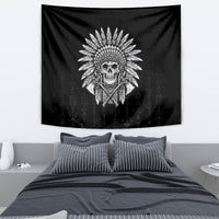 Skull Tapestry Chief Skeleton - Wonder Print Shop