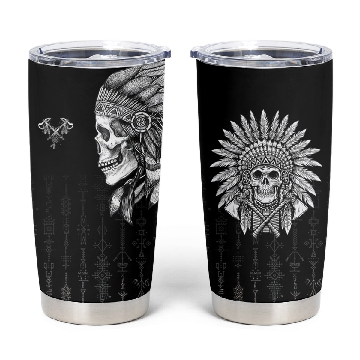 Skull Tumbler Cup Chief Skeleton - Wonder Print Shop