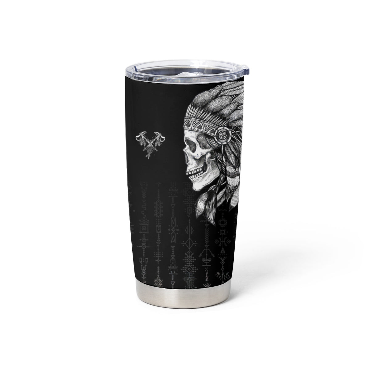 Skull Tumbler Cup Chief Skeleton - Wonder Print Shop
