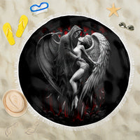 Skull Beach Blanket Death Angel In Love - Wonder Print Shop