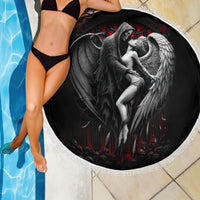 Skull Beach Blanket Death Angel In Love - Wonder Print Shop